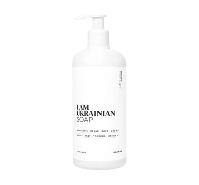 Насыщенный аромат I AM UKRAINIAN DeLaMark - Жидкое мыло 500 мл