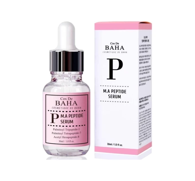Эффективная сыворотка Peptide Serum P Cos De BAHA с пептидами для сияющей кожи 30 мл (8809240317822)