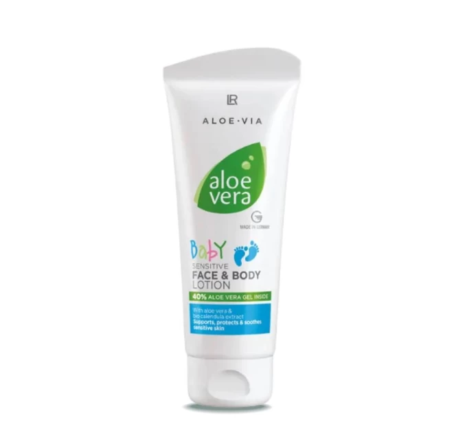 Детский нежный лосьон для лица и тела LR Aloe Vera 100 мл – забота и увлажнение для кожи вашего малыша