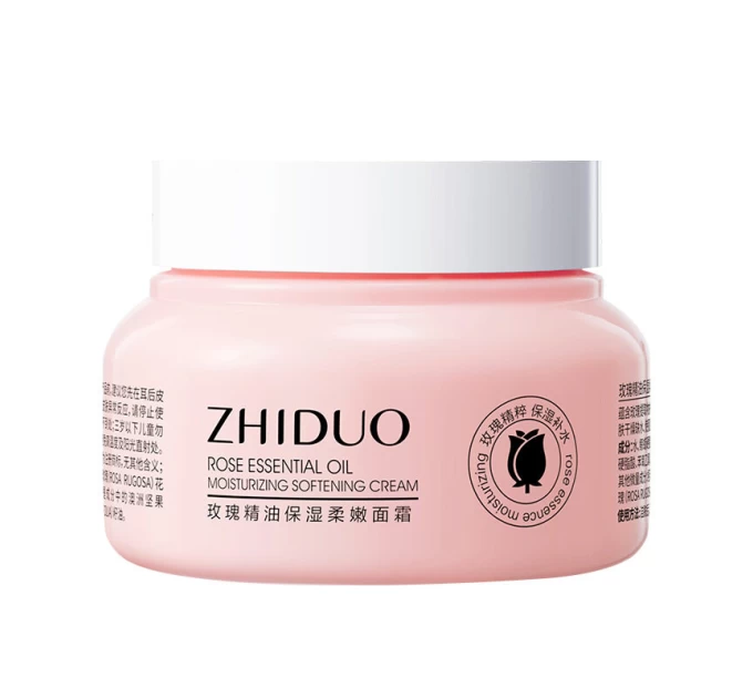 Эффективный крем с розовой водой для проблемной кожи - Zhiduo Rose Essential Oil 120g