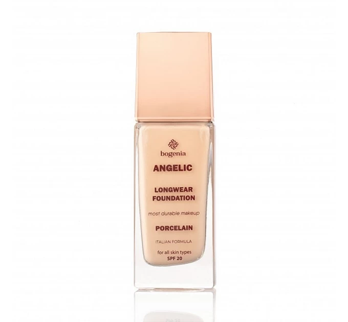 Тональная основа Bogenia Angelic BG605 №001 Porcelain 30 мл: Идеальное решение для безупречного тона на сайте Агонь-В