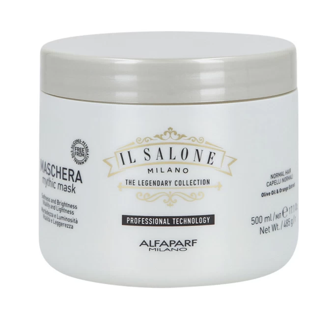 Восстановление волос с веганской маской Alfaparf Milano IL Salone Mythic Mask 500 мл