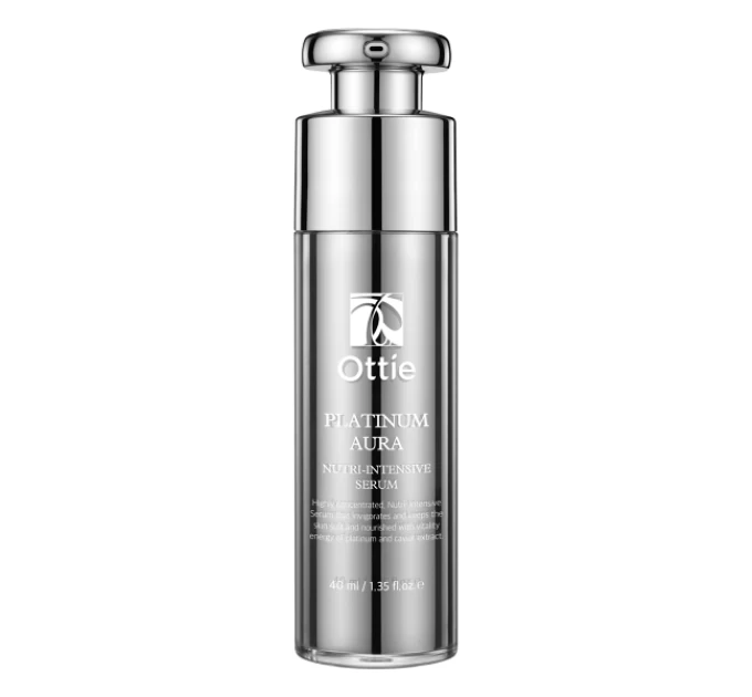 Унікальна сироватка для обличчя з платиною: Ottie Platinum Aura Nutri-Intensive Serum 40 мл