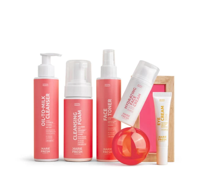 Набор комплексного ухода Marie Fresh cosmetics: идеальный уход для молодой сухой и нормальной кожи!