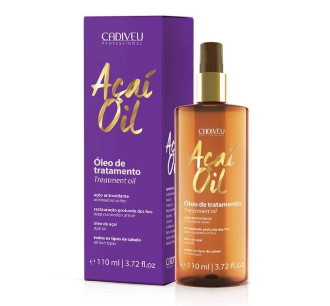 Увлажняющее масло Cadiveu Acai Oil для волос: сияние и защита