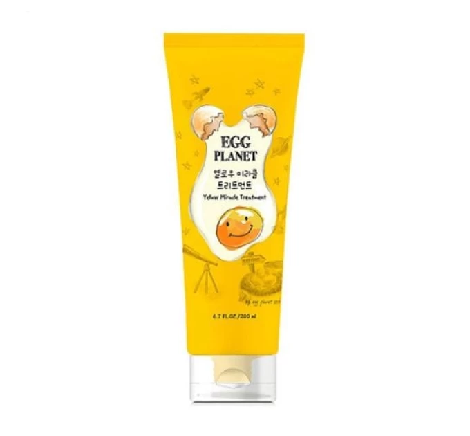 Маска для волос Egg Planet Yellow Miracle Treatment Daeng Gi Meo Ri: восстановление и укрепление волос.