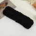 Плюшева пов'язка для голови ANbeauty 19х5.5 см Black (AN0103156) - Стиль та комфорт від agon-v.com.ua