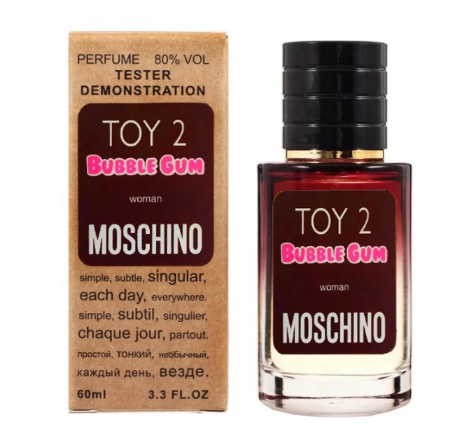 Насолоджуйтесь ароматом Moschino Toy 2 Bubble Gum - Селективний Тестер 60мл на agon-v.com.ua!