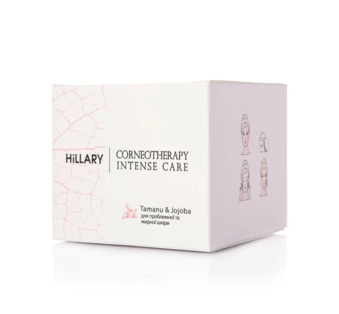 Крем для жирної шкіри Hillary Corneotherapy Intense Сare Tamanu & Jojoba 50г