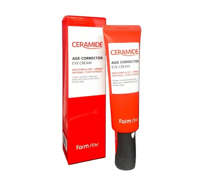 Антивозрастний крем для очей з керамідами Ceramide Age Corrector Eye Сream від FarmStay 50 мл.