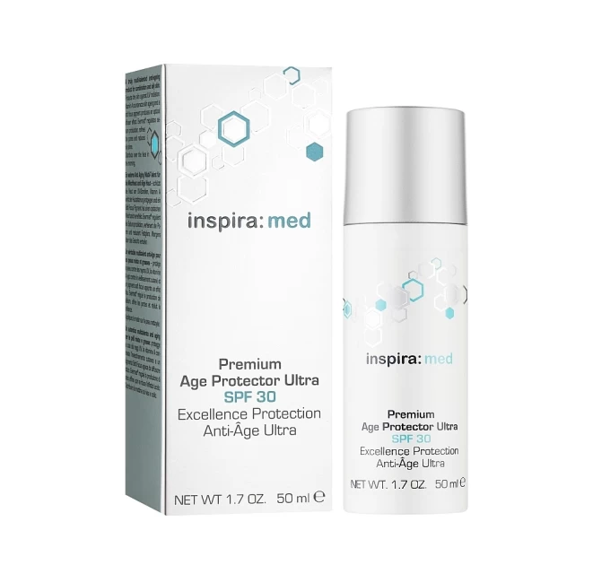 Антивозрастной крем SPF 30 Inspira:cosmetics Premium Age Protector Ultra Med 50 мл - Эксклюзив для Агонь-В