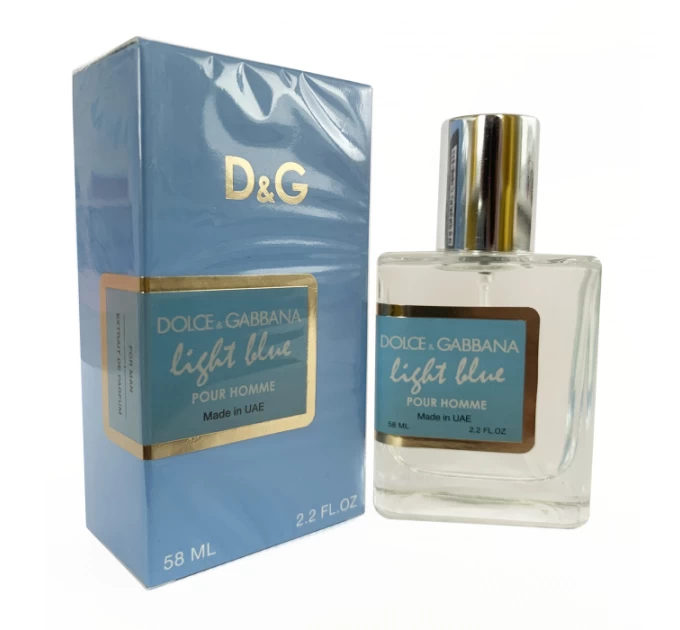 Парфум Dolce & Gabbana Light Blue Pour Homme: витончений аромат для чоловіків - ОАЕ Tester 58мл