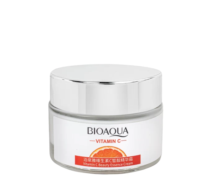 Отбеливающий крем для лица с витамином C Bioaqua Vitamin C Beauty Essence Cream 50 мл BQY89208 - Уникальное решение для сияния кожи от Агонь-В