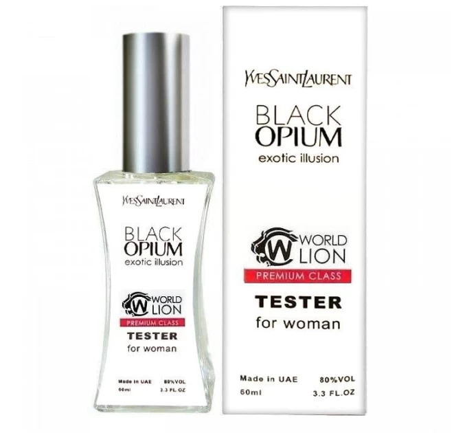 Зваблива екзотична ілюзія: тестер парфуму Yves Saint Laurent Black Opium Exotic Illusion 60мл