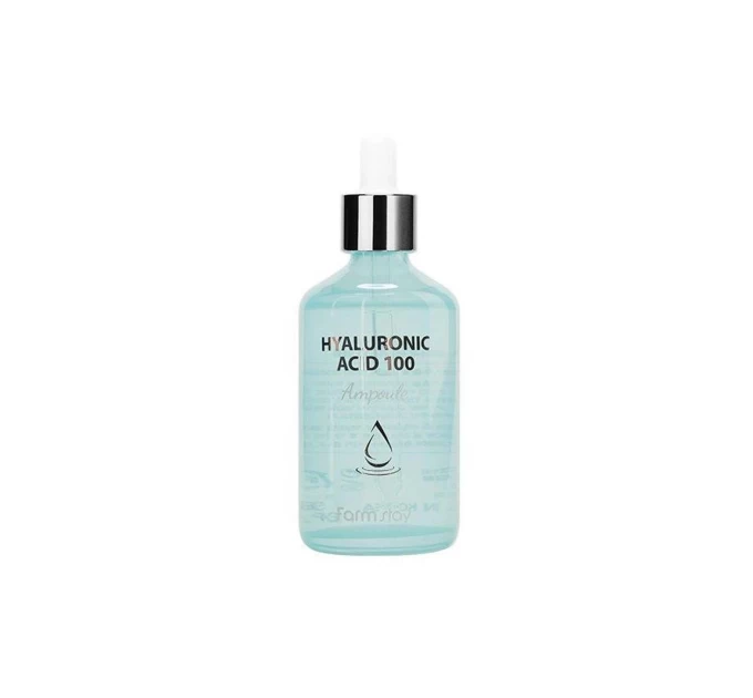 Уникальная сыворотка HYALURONIC ACID 100 AMPOULE для лица с гиалуроновой кислотой от FarmStay