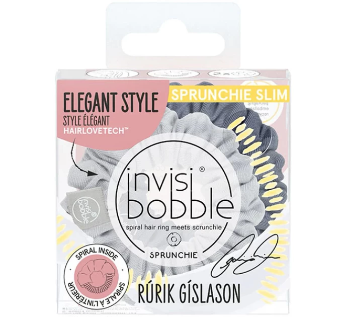 Резинки-браслеты invisibobble SPRUNCHIE SLIM Rurik Gislason Feeling Greyt: красиво и практично!