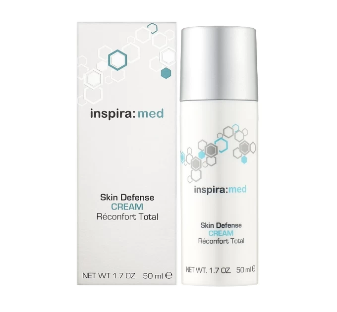 Успокаивающий крем для чувствительной кожи Inspira:cosmetics Skin Defense Cream 50 мл (Артикул: 4251059310046) - идеальная защита от раздражений
