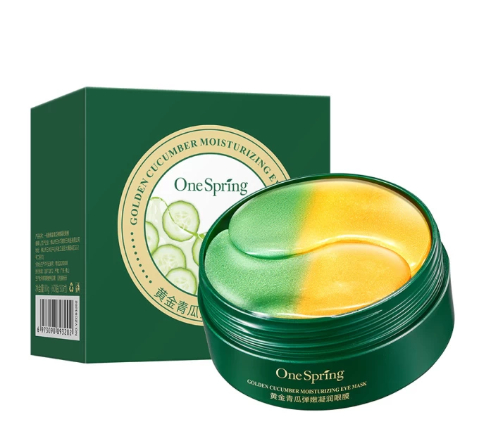 One Spring Golden Cucumber Eye Mask - 60 шт: увлажнение и освежение!