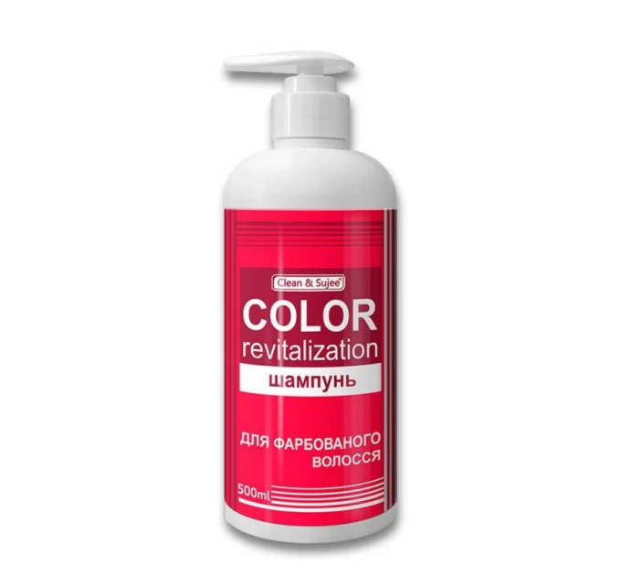 Шампунь для окрашених волос CLEAN SUJEE COLOR REVITALIZATION 500 мл: освіження кольору