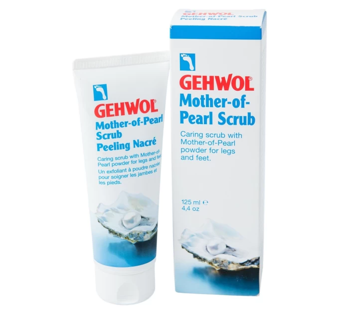 Откройте для себя обновление кожи с жемчужным пилингом Gehwol Mother-of-Pearl scrub 125 мл от Агонь-В