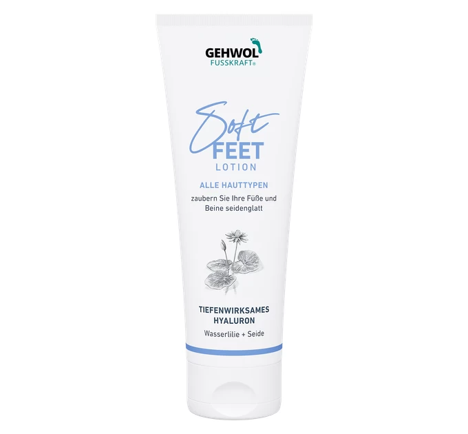 Увлажняющий лосьон Gehwol Soft Feet с водяной лилией и шелком 125 мл - идеальная забота о ногах