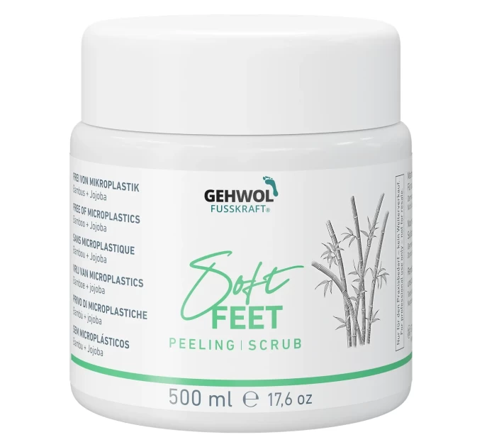 Пилинг Gehwol Soft Feet Scrub Бамбук и Жожоба 500 мл — Ваш идеальный уход за ногами