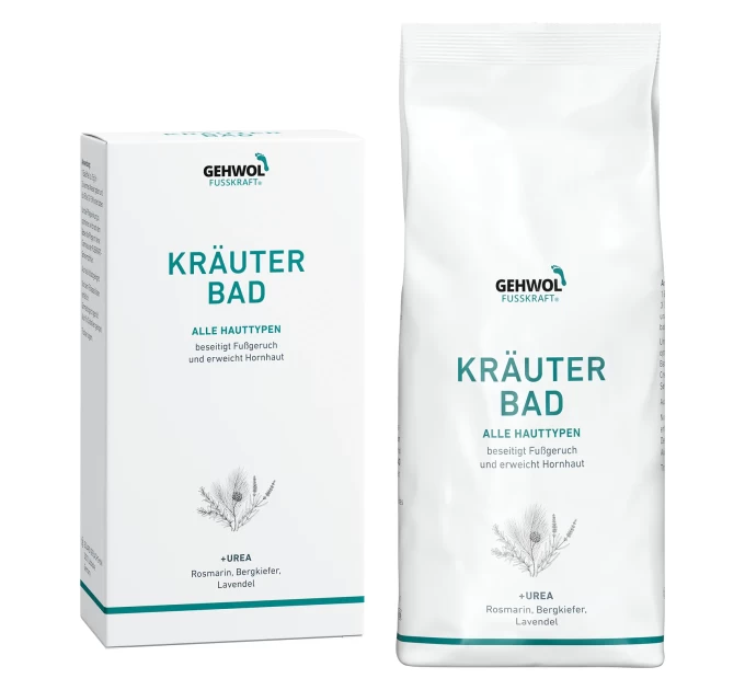 Травяная ванна для ног Gehwol Herbal Bath 400 г: Расслабление и уход для ваших стоп