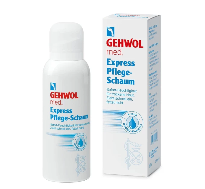 Экспресс-пенка для ног Gehwol Express Pflege Schaum 125 мл: Быстрое увлажнение и комфорт