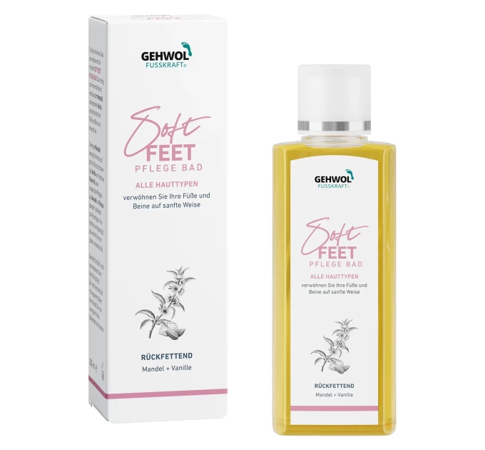 Ванна для ног Миндаль и Ваниль Gehwol Soft Feet 200 мл - Питательная роскошь для ваших ног