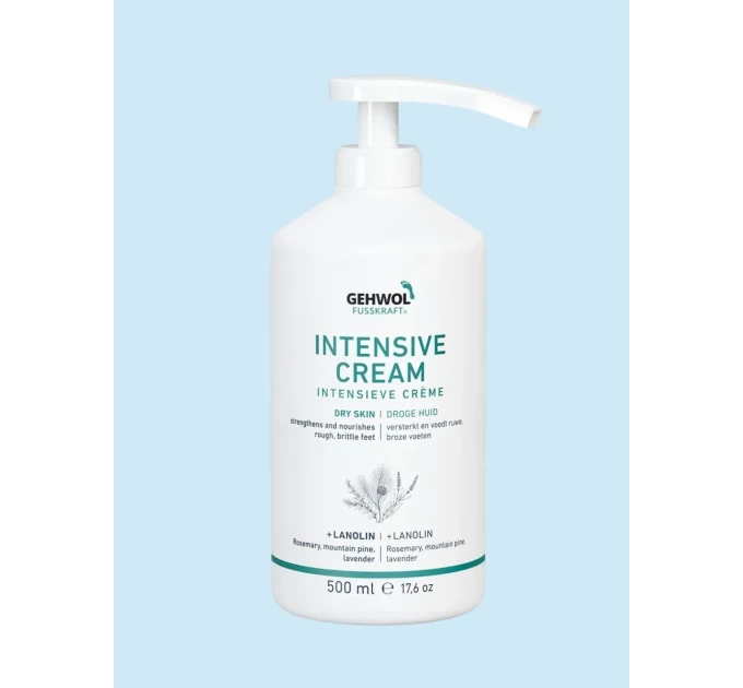 Gehwol Fusskraft Intensive Cream 500 мл: Голубой бальзам для ног, максимальный уход и защита