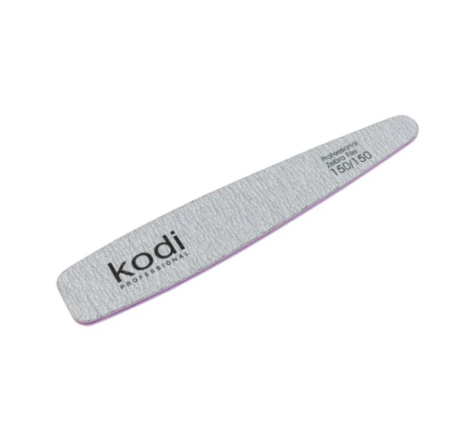 Пілка конічної форми Kodi Professional №113 150/150 - ідеальний інструмент для догляду за нігтями.