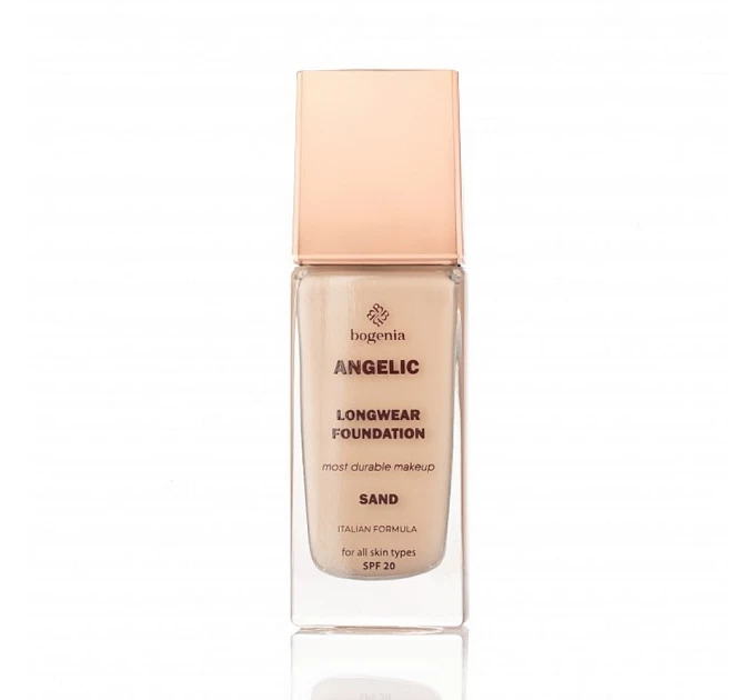 Тональна основа Bogenia Angelic BG605 №004 Sand 30 мл - Ідеальне Покриття для Досконалої Шкіри