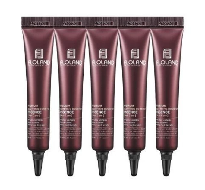 Набор эссенций для восстановления поврежденных волос Floland Premium Soothing Booster Essence 20 мл 5 шт (8809708710363) в Агонь-В