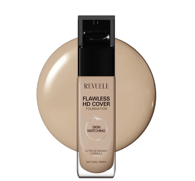 Тональний крем REVUELE Flawless HD Cover 30 мл (5060565107625) - Ідеальне покриття без недоліків