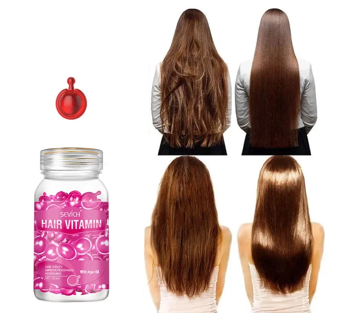Укрепляющие волосы: Капсулы Sevich Hair Vitamin с аргановым маслом и розовыми 30шт (12432-74591)