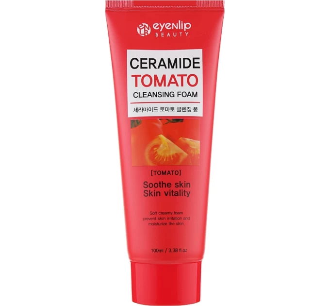 Очищуючий пенка з томатом Eyenlip Ceramide Tomato Cleansing Foam 100 мл