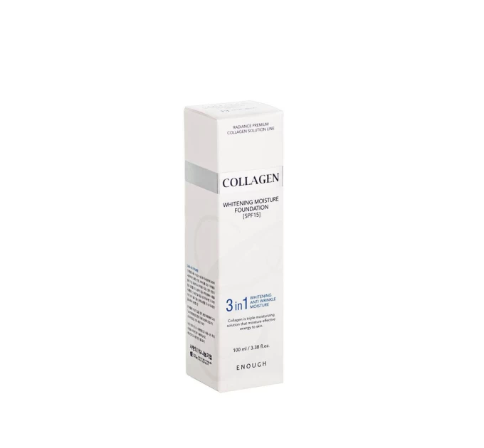 Увлажняющий тональный крем с коллагеном Enough Collagen 3 in 1 SPF15 №13 100 мл для сияющей кожи