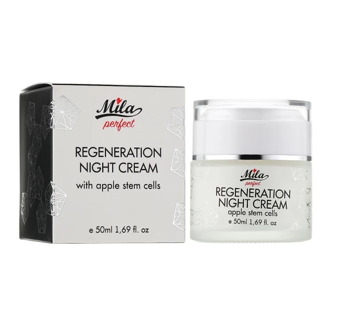 Ночной крем со стволовыми клетками Mila Night Cream: идеальное омоложение кожи, 50 мл - Агонь-В