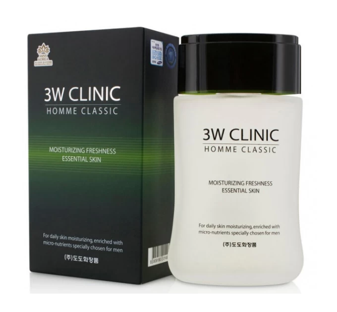 Освежающий тонер 3W Clinic Homme Classic: Мужская классика увлажнения 150 мл