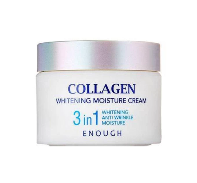 Осветляющий и питательный крем для лица Enough Collagen Whitening Moisture Cream 3 in 1