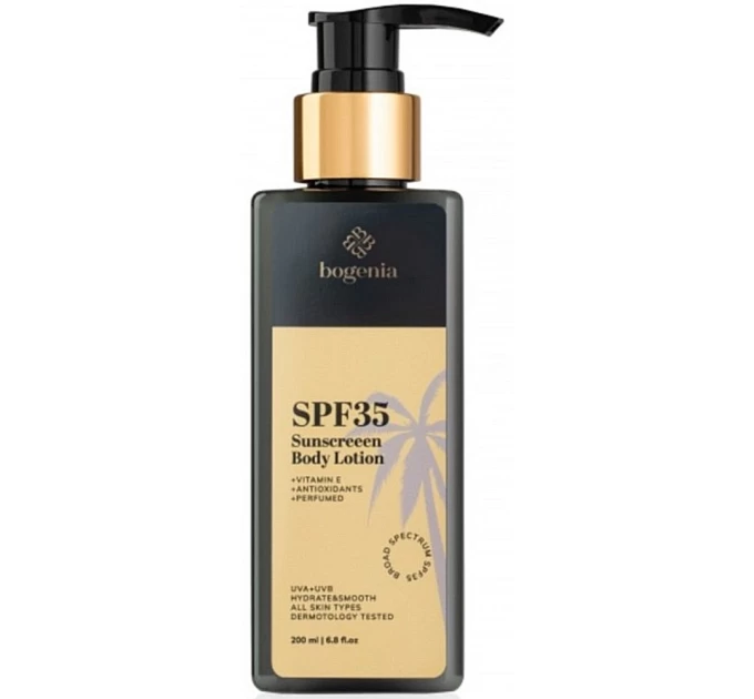 Надежная защита от солнца с лосьоном Вogenia Sunscreen SPF35 BG426 №001 200 мл (4823124403276)