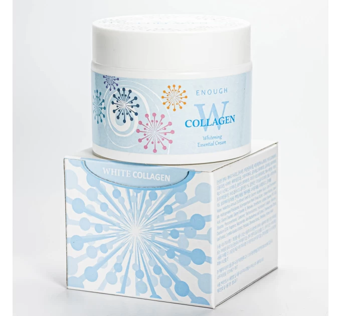 Осветляющий крем для лица Enough W Collagen Whitening Premium Cream с коллагеном 50 мл - Естественное сияние кожи