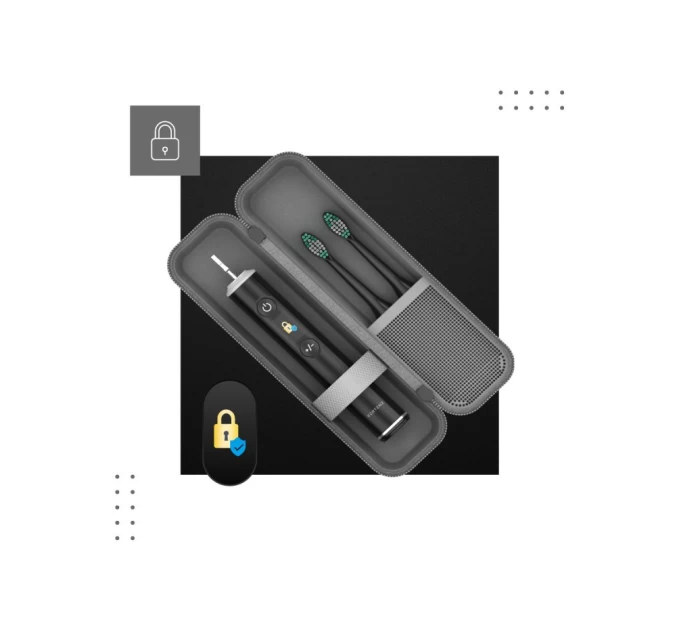 Звуковая зубная щетка VERTENZ Crystal 30 Black: Революция в Уходе за Зубами от Агонь-В