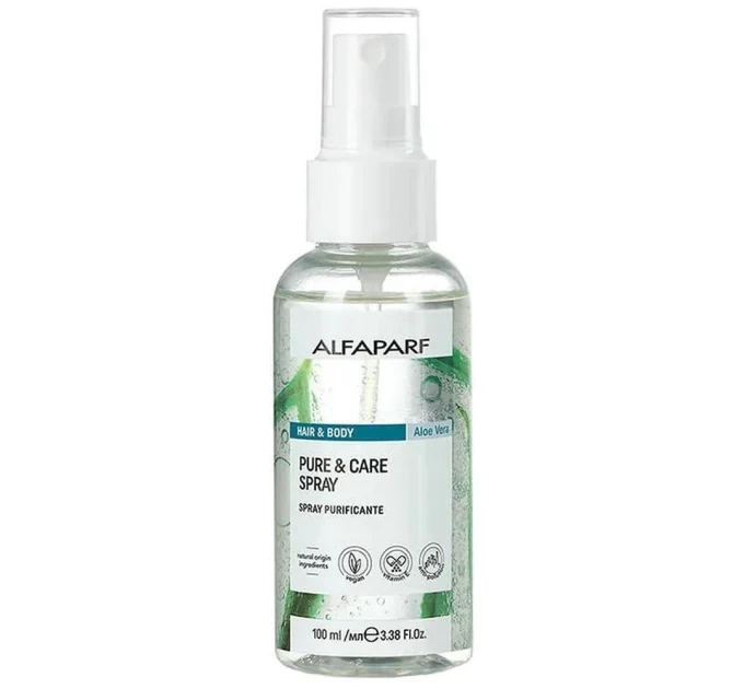 Очищающий спрей для волос и тела Alfaparf Pure & Care Spray 100 мл: свежесть и уход в каждой капле