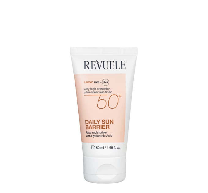 Крем-барьер для лица REVUELE Daily Sun Barrier SPF 50 50 мл – надежная защита от солнца