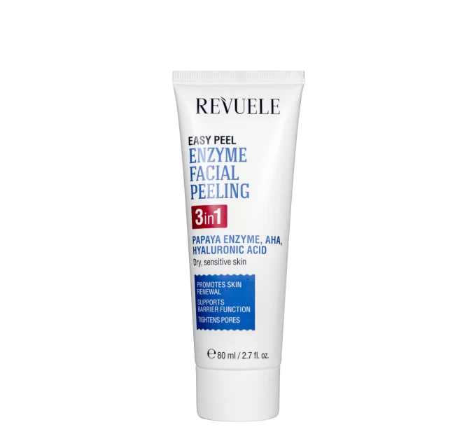 Энзимный Пилинг для Лица REVUELE Easy Peel Enzyme 3в1 80 мл – Совершенство и Уход