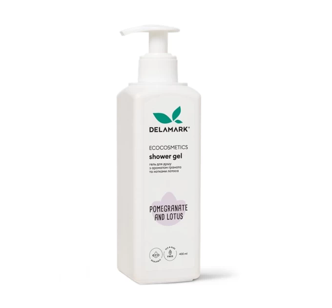 Gel for Shower with Pomegranate and Lotus Notes - De La Mark 400ml