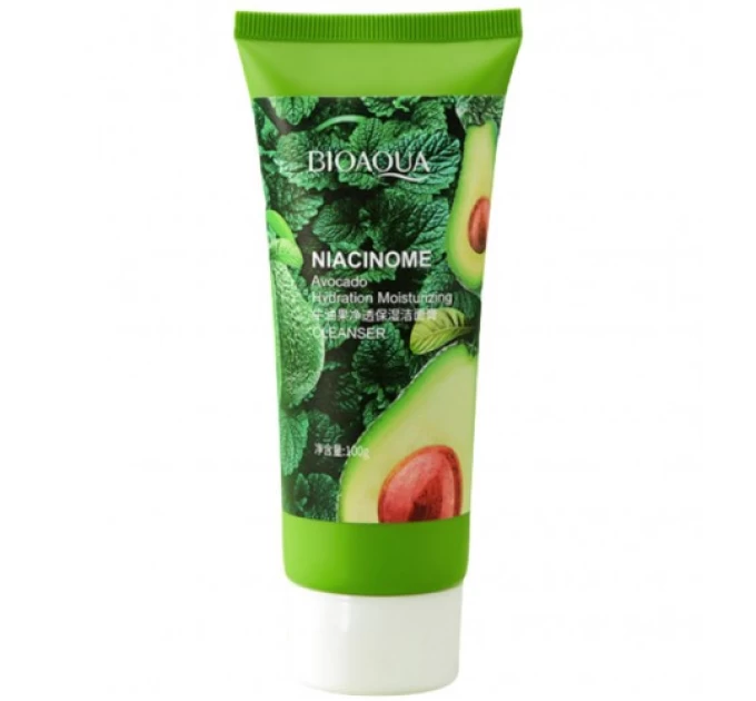 Освіжаючий Пін для вмивання Bioaqua Niacinome Avocado з екстрактом авокадо - догляд за шкірою на новому рівні!
