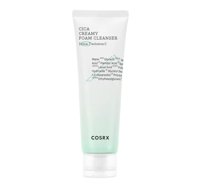 Пенка для умивання Pure Fit Cica Creamy Foam Cleanser COSRX 150 мл - ефективний очищувач шкіри.