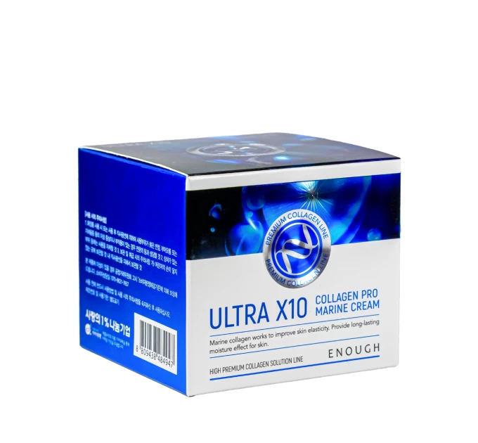 Увлажняющий крем для лица Enough Ultra X10 Collagen Pro Marine с коллагеном 50 мл — молодость и красота вашей кожи